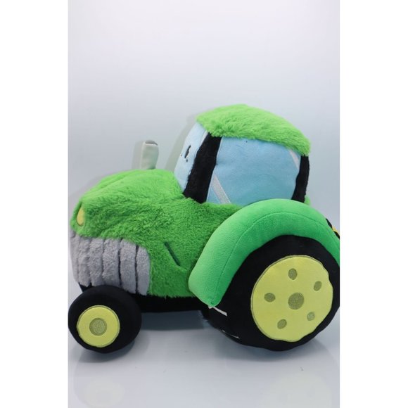 Squishable Tractor Plush Green & Blue Soft Stuffed Toy 12"x12"x10" Kids & Collec - Picture 2 of 12